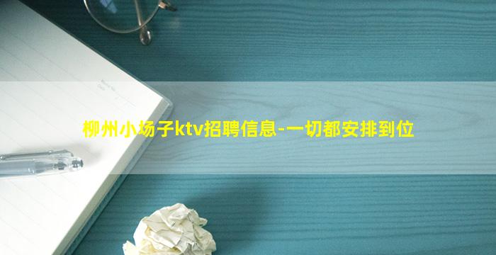 柳州小场子ktv招聘信息-一切都安排到位